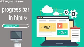 how to make a progress bar in html 5 | progress tag and meter tag | html for beginners
