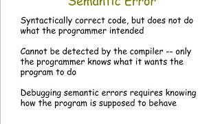 Debugging