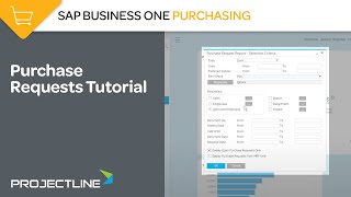 SAP Business One Purchase Request Tutorial