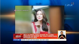 Bea Alonzo, nag-share ng ilang photos sa shoot ng GMA Christmas Station ID 2021 | UB