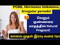 Morning to night foods & remedies for Natural Pregnant🙌 | how to pregnant fast in tamil | PCOD