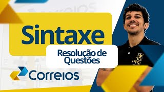 Português para os Correios - Aula Resolvendo Questões de Sintaxe