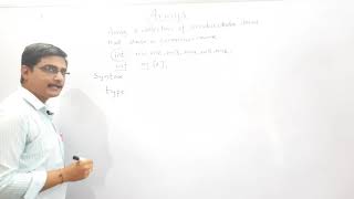 1.3.1 Array Data Structure : One Dimensional Array - Declaration, Initialization, Traversing