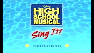 High School Musical: Sing It! Title Screen (PS2, Wii)