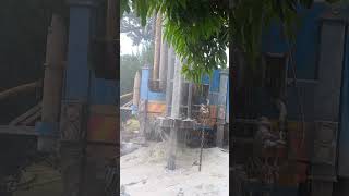 Borewell Drilling. Soo MUCH WATER🎯🌊 It's Raining Borewell🤣. Success. #borewell #waterwell #shorts