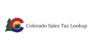Colorado Sales Tax Lookup Training