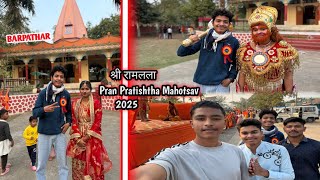 श्री रामलला Pran Pratishtha Mahotsav 2025 - Barpathar Rally By Bajrang Dal 🚩vlog-170