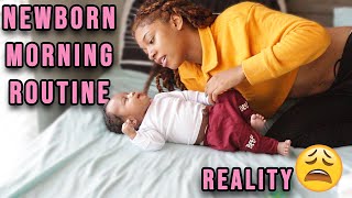 NEWBORN MORNING ROUTINE | First Time Mom !