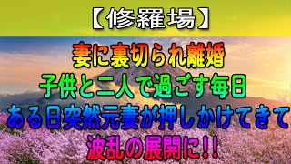 【修羅場】妻と離婚して子供と2人で生活をする俺。あの時とは全く違う今の俺を知ると元妻が【スカッと】