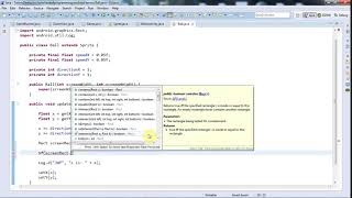 Bouncing a Ball Practical Android Java Development Part 73