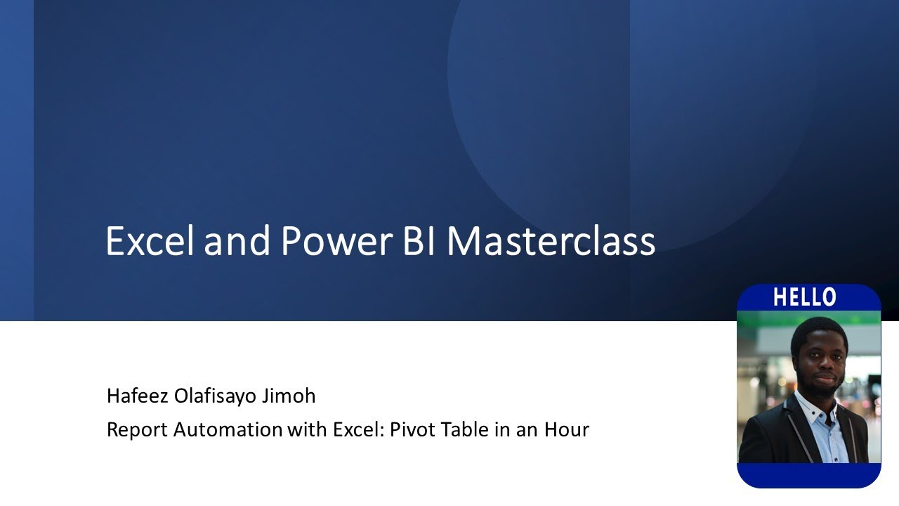 Data Analytics Webinar Part 1 Youtube