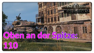 At the top: Chinese Heavies "110" [World of Tanks - Gameplay - German]