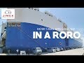 How Cars Are Loaded In A Ro-Ro Ship (Yokohama Port)