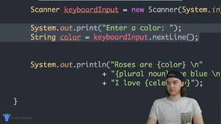 Building a Mad Libs Game | Java | Tutorial 11 | Mike Dane