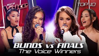 ICONIC The Voice WINNERS' FIRST & LAST: Blind Auditions vs Finals | Top 10