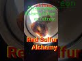 what is red sulfur alchemy