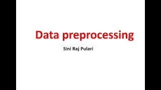 Data Pre-Processing in Data Mining - Steps