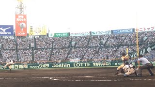 【2019夏甲子園】花咲徳栄×明石商 激闘は最終章へ！花咲徳栄最後の攻撃フル