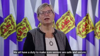 The Honourable Barbara Adams, Minister of Seniors and Long-Term Care, Nova Scotia