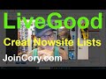 LiveGood Training How To Create Nowsite AI List For Contacts