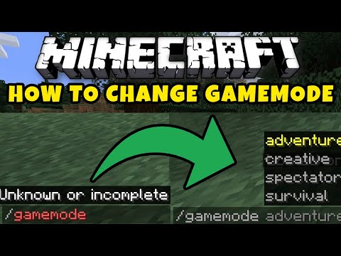 Minecraft Java How To Change Game Mode (Survival To Creative Gamemode ...