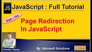 Page Redirection in JavaScript | JavaScript Full Tutorial in Hindi
