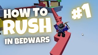 How To RUSH & WIN in Roblox BedWars! (Best Strategy)