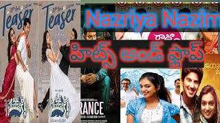 Nazriya nazim hits and flops|all telugu movies list|upto ante sundaraniki|vj entertainment|