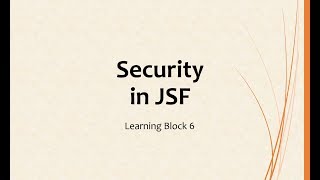 LB06 Security in JSF