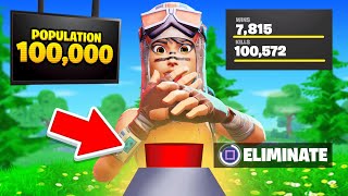 this is how i hit 100,000 eliminations in fortnite...