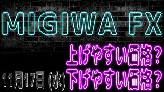 【FX】相関トレード（11月17日トレードポイント）ドル円・ポンドドル・ユーロドル