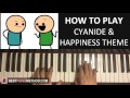 how to play cyanide u0026 happiness theme song piano tutorial lesson