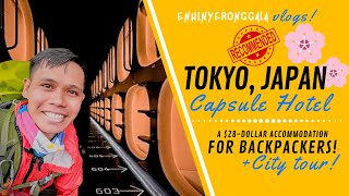 CAPSULE HOTEL Stay in Tokyo Japan for $28!