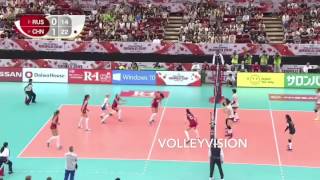 #VOLLEYVISION 2015 World Cup 曾春蕾 Zeng Chunlei 5-metre spike