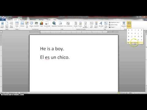 How to add accent marks on Microsoft Office How to add accent marks on Microsoft Office