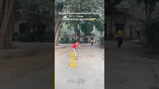 Virat Kohli VS MS Dhoni 1 Over NRR Improvement Intense Gully Cricket Match😂🏏 Funny Cricket Video