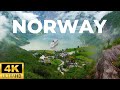 Norway 4K - Scenic Relaxation Film With Inspiring Music | Norway Amazing Beautiful Nature - Relaxing