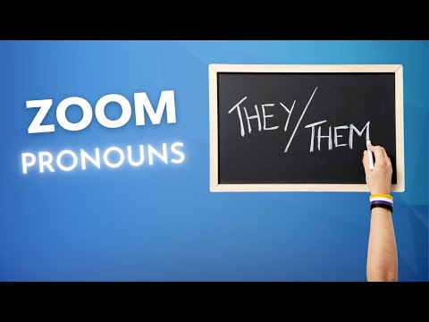 How to add your pronouns to your Zoom account profile