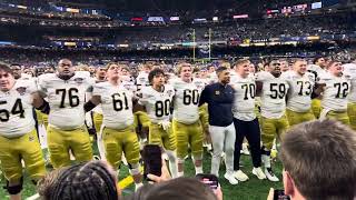 Marcus Freeman Celebrates: Notre Dame Our Mother