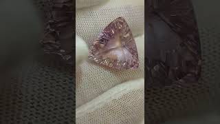 Crystal clear Ametrine gemstone 17.00 CTS www.puritygems.etsy.com