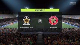 FIFA 22 | Cambridge United vs Walsall - Friendly | Gameplay