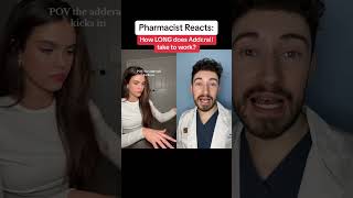 How LONG does ADDERALL take to work ⁉️ Pharmacist Reveals #adderall #adhd #adhdmom #pharmacy #shorts