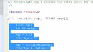 Intro to using float variables
