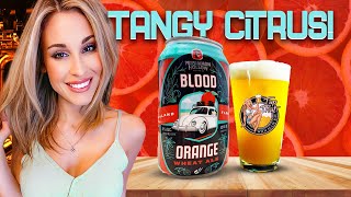 Persimmon Hollow Blood Orange Wheat Ale Craft Beer Review w/ @AllieRae​