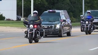 Sgt. Ryan Proxmire procession