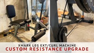 XMark 2-in-1 Leg Extension/Leg Curl Machine Review - Resistance Upgrade - Budget Friendly