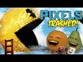 Annoying Orange - PIXELS TRAILER Trashed!!