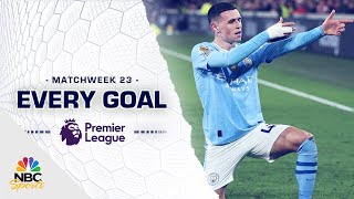 Every Premier League goal from Matchweek 23 (2023-24) | NBC Sports
