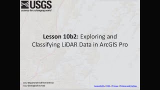 Lesson 10b2 - Exploring and Classifying Lidar Data in ArcGIS Pro