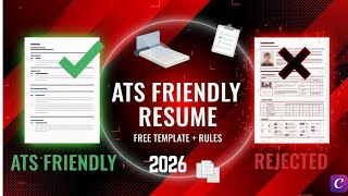 Why Your Resume Gets Rejected ❌ ATS Resume Rules + Free Template (2026)